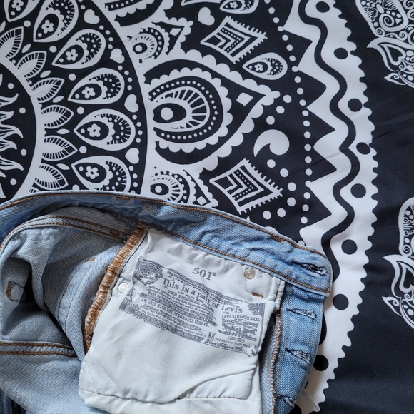 Levis distressed shorts - Picture 6 of 11
